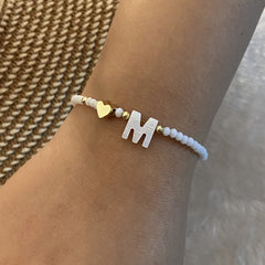 Pearl Script Custom Shell Beaded Jewelry