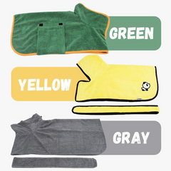 Absorbent Pet Towel with Waist-Wrapped Design