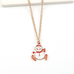 Cute Cartoon Santa Claus, Snowman, & Elk for Christmas & New Year