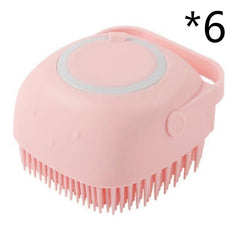 Silk Paws Silicone Dog Bath & Massage Grooming Gloves