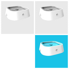 1.5L Anti-Overflow Floating Pet Water Bowl