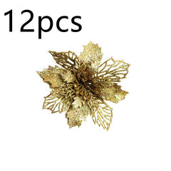 Sparkle Bloom Christmas Flower Ornaments