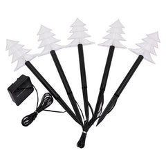 Starry Snow Solar Christmas Tree Lawn Light