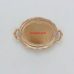 Creative Resin Candle Holder Plate Earrings Necklace Jewelry Ornament