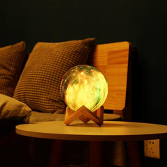 Creative 3D Printed Moonlight Gift with Custom Painting