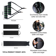 Power Flex Elastic Resistance Training Set