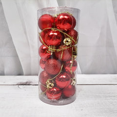 Shiny & Matte Christmas Ball Decorations