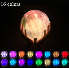 Creative 3D Printed Moonlight Gift with Custom Painting