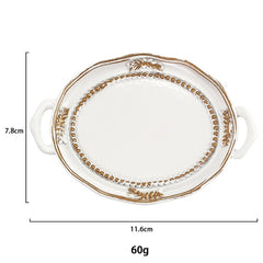 Creative Resin Candle Holder Plate Earrings Necklace Jewelry Ornament