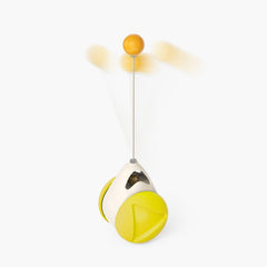 Twist & Tickle Rotating Cat Toy with Scratching and Teeth Cleaning