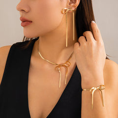 Elegance Bow Jewelry Set
