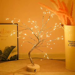 Copper Glow LED Bedroom Light