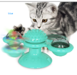 Twist & Tickle Rotating Cat Toy with Scratching and Teeth Cleaning