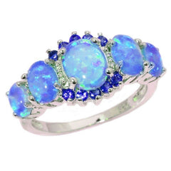 Opal Glitz Elegant Diamond Ring