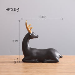 Nordic Elegance Elk Decor