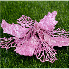 Sparkle Bloom Christmas Flower Ornaments