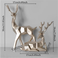 DeerCraft Resin Deer Sculpture