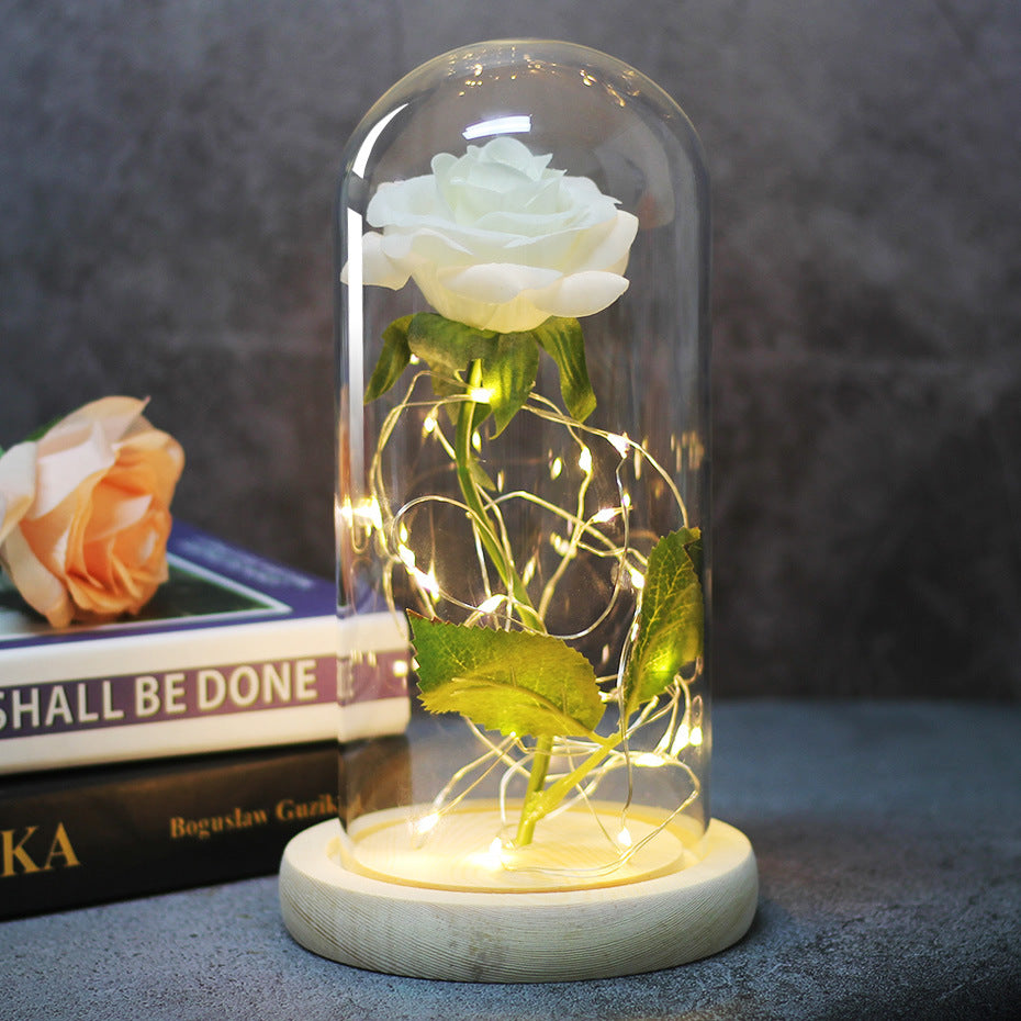 Ever Glow Enchanted Rose with LED Light