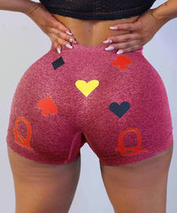 Flex Fit High-Waisted Workout Shorts