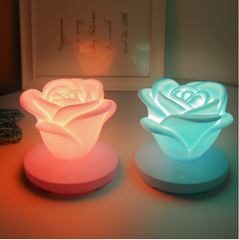 Rose Glow Dimmable Night Light with 3 Brightness Levels