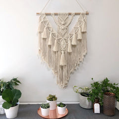 Boho Woven Macrame Pendant Wall Hanging