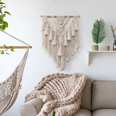 Boho Woven Macrame Pendant Wall Hanging