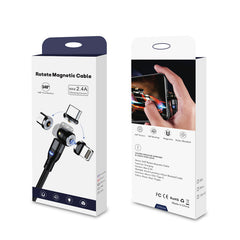 MagniFlex 540° Three-in-One Magnetic Charging Cable
