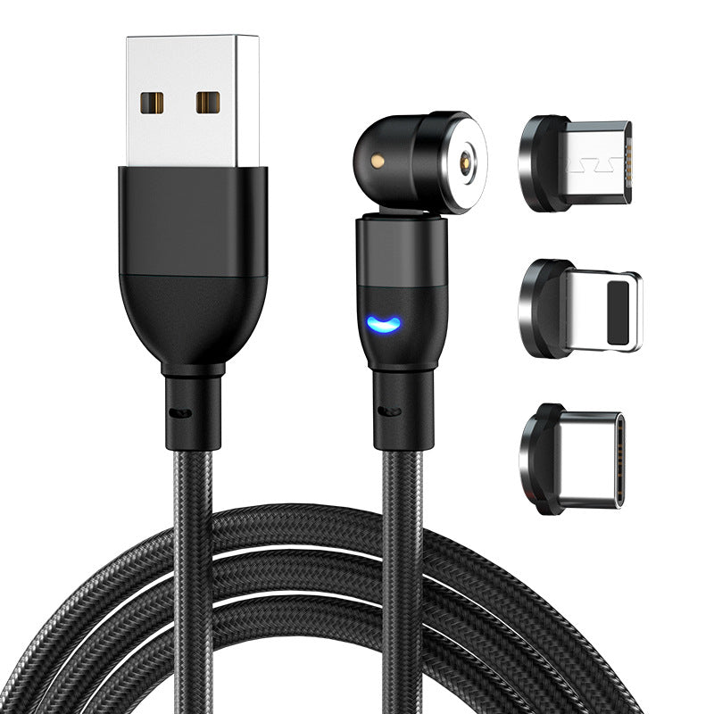 MagniFlex 540° Three-in-One Magnetic Charging Cable