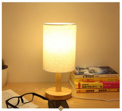 Timber Glow USB Wooden LED Table Lamp