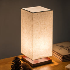 Timber Glow USB Wooden LED Table Lamp