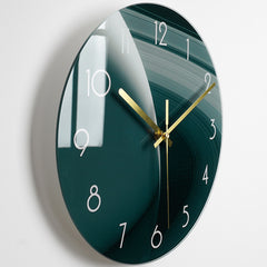 Silent Elegance Luxury Glass Wall Clock