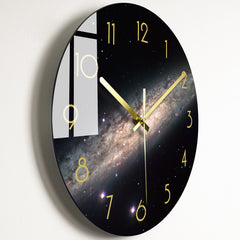 Silent Elegance Luxury Glass Wall Clock