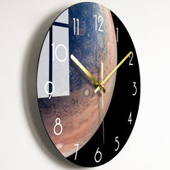 Silent Elegance Luxury Glass Wall Clock