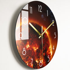Silent Elegance Luxury Glass Wall Clock