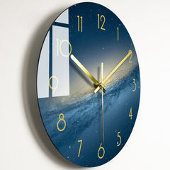 Silent Elegance Luxury Glass Wall Clock