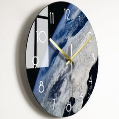 Silent Elegance Luxury Glass Wall Clock