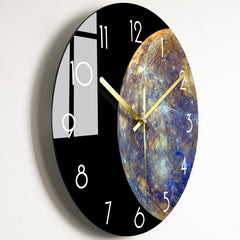 Silent Elegance Luxury Glass Wall Clock