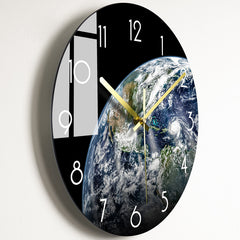 Silent Elegance Luxury Glass Wall Clock