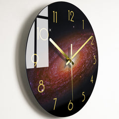 Silent Elegance Luxury Glass Wall Clock