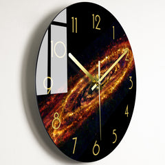 Silent Elegance Luxury Glass Wall Clock