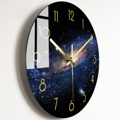 Silent Elegance Luxury Glass Wall Clock