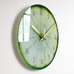 Silent Elegance Luxury Glass Wall Clock
