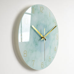 Silent Elegance Luxury Glass Wall Clock