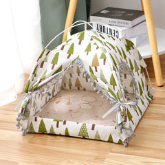 Enclosed Pet Bed and Cozy House for Cats
