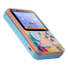 Retro Play 500-in-1 Mini Handheld Game Console - 3.0 Inch LCD