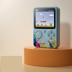 Retro Play 500-in-1 Mini Handheld Game Console - 3.0 Inch LCD