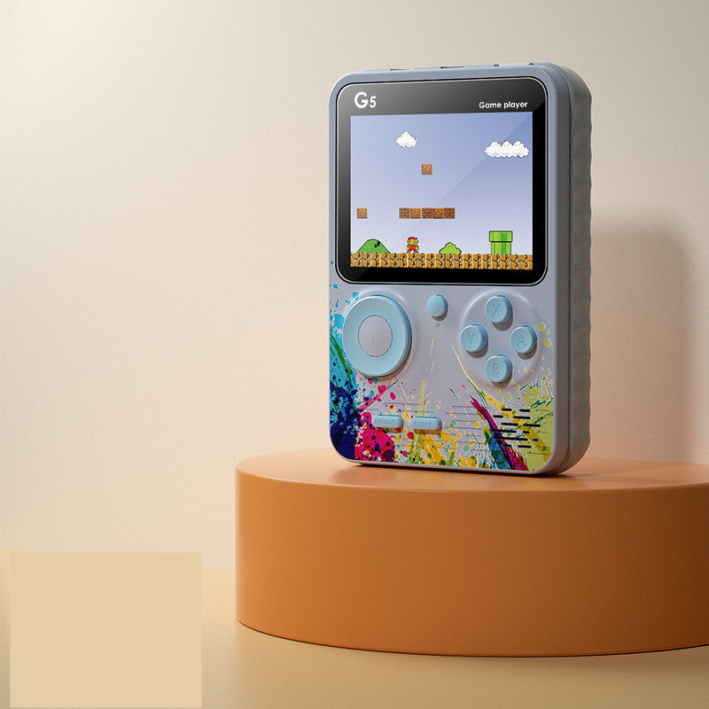 Retro Play 500-in-1 Mini Handheld Game Console - 3.0 Inch LCD