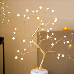Copper Glow LED Bedroom Light