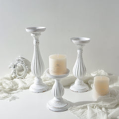 Wood Glow Rustic Candle Lighting Ornaments
