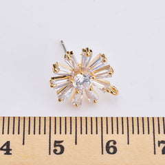Luxe Glow Zircon Micro-Inlaid Earrings